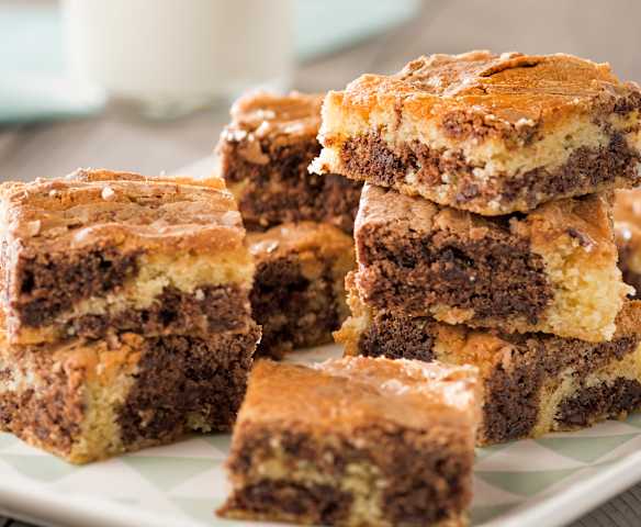 Brownie marmolado