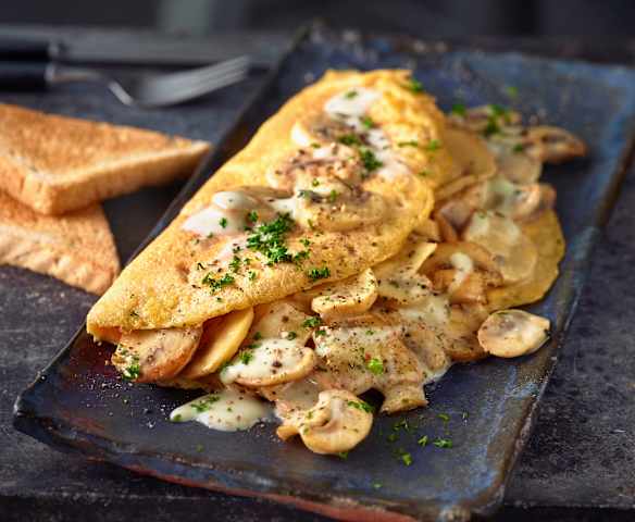Champignon-Omelette