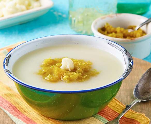 Sopa fría de coliflor