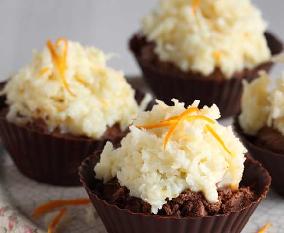 Decadent Chocolate and Coconut Cups