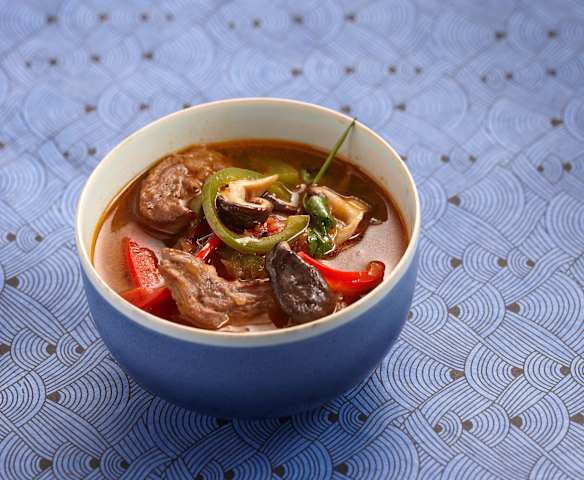 Soupe asiatique au bœuf