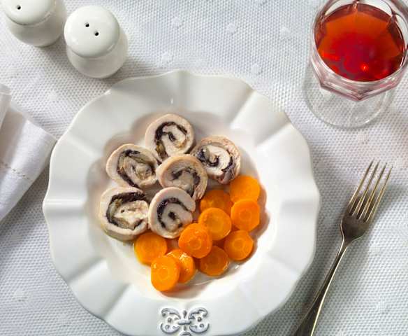 Rollè di pollo e radicchio