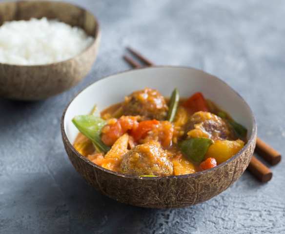 Sweet and sour tempeh