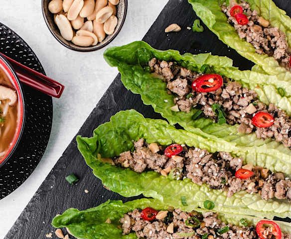 Pork and Mushroom Wraps