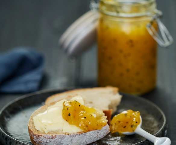 Mango-Passionsfrucht-Konfitüre