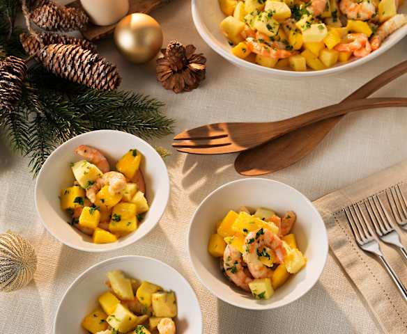 Shrimpscocktail mit Zitrusvinaigrette