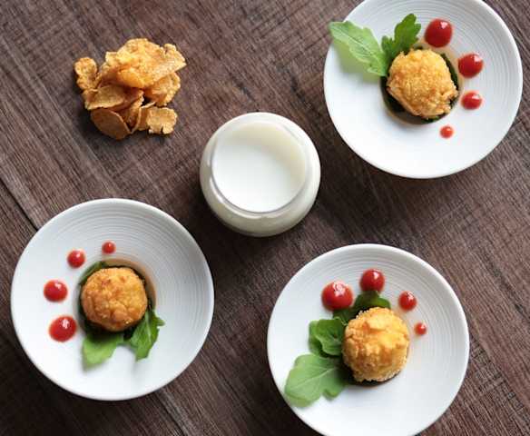 Baccalà fritto con salsa BBQ (di Sebastiano Rovida)