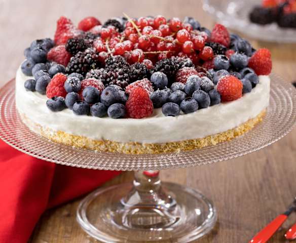 Torta gelato ai frutti di bosco