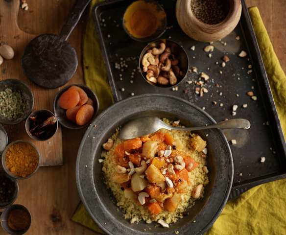 Tagine de legumes com ras el hanout