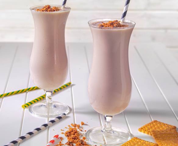 Knuspriger Joghurt-Bananen-Shake