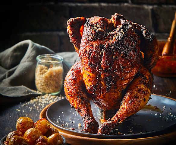 Pollo entero a la cerveza Pollo entero a la cerveza