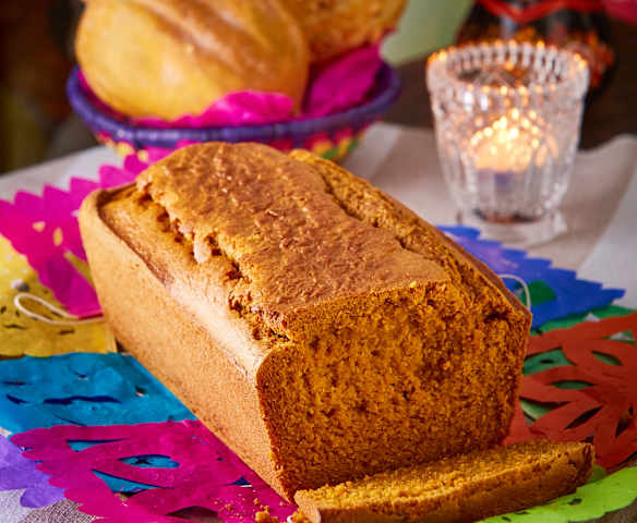 Panqué de calabaza sin gluten