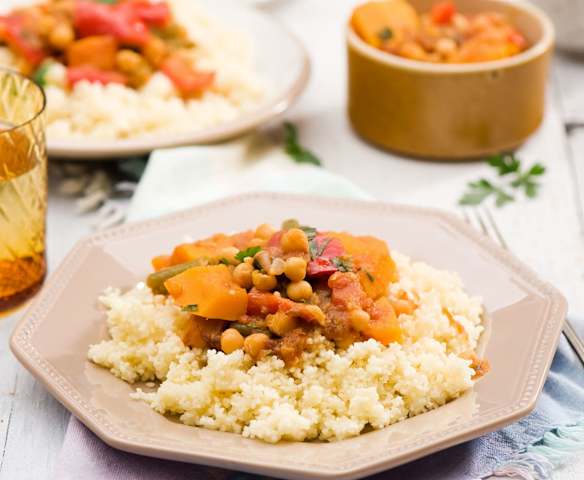 Tadżin - marokański gulasz wegetariański z dyni