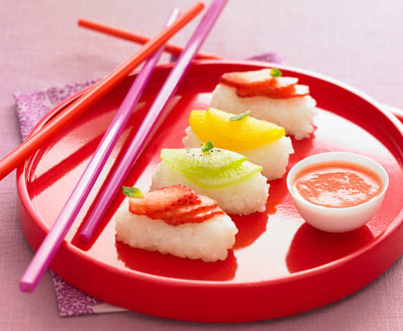 Sushis aux fruits