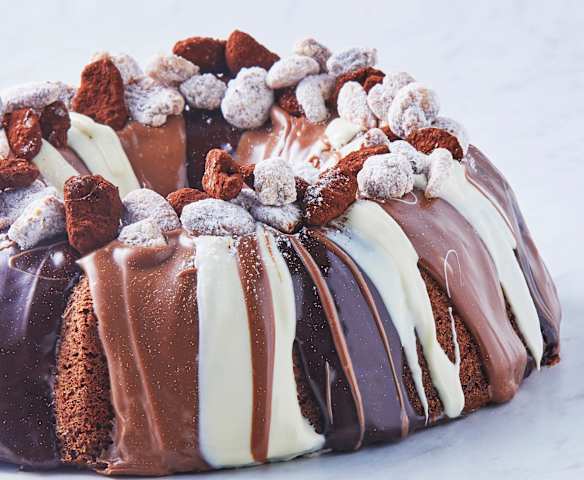 Corona de chocolates