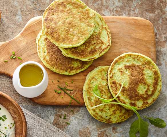 Blinis aux courgettes sans gluten