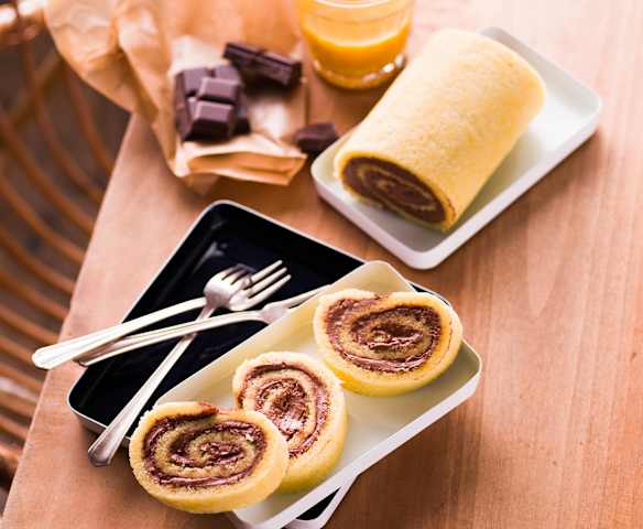 Roulé au chocolat