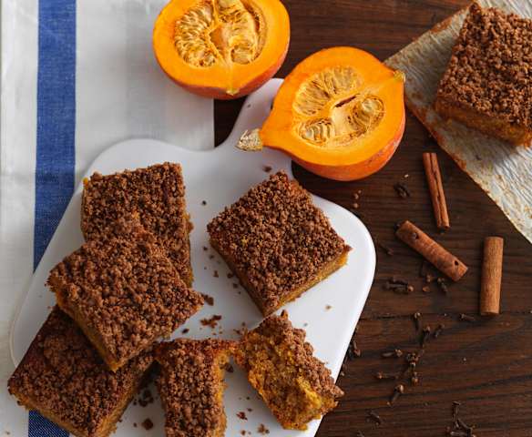 Bolo de abóbora assada e especiarias