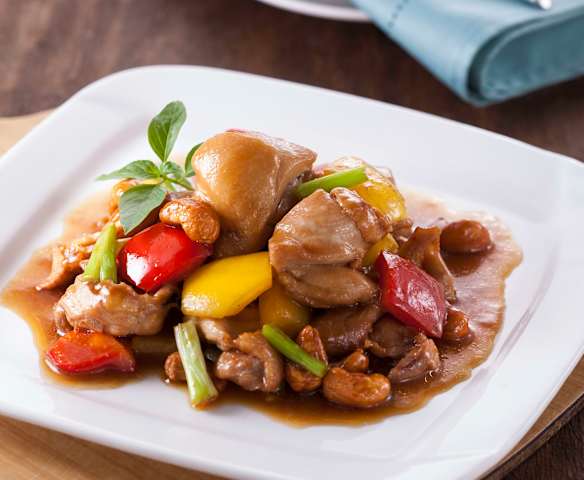 雙椒腰果炒雞丁