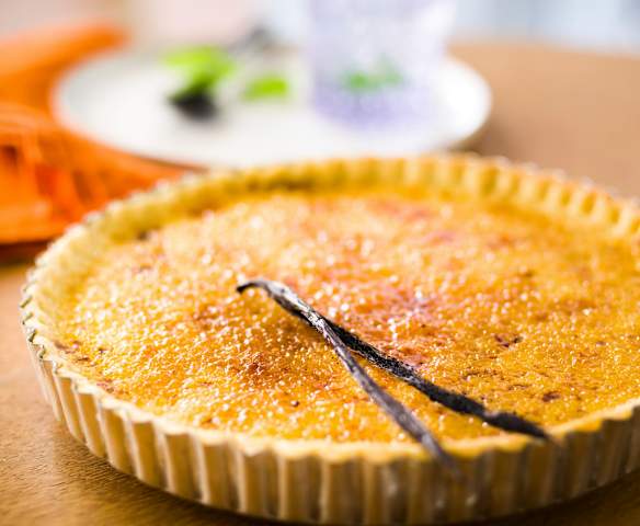 Tarte façon "crème brûlée"