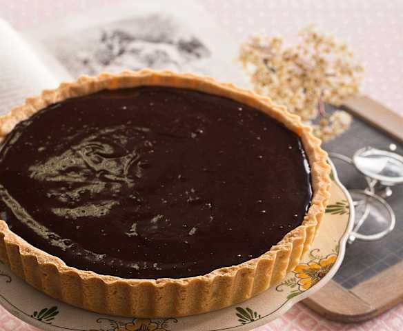 Crostata di pere al cioccolato