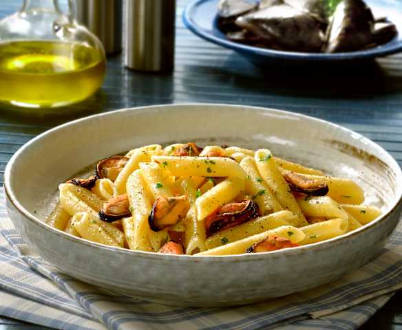 Penne mit Miesmuscheln