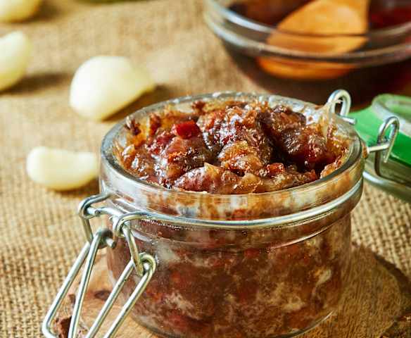 Mermelada de cebolla y tocino