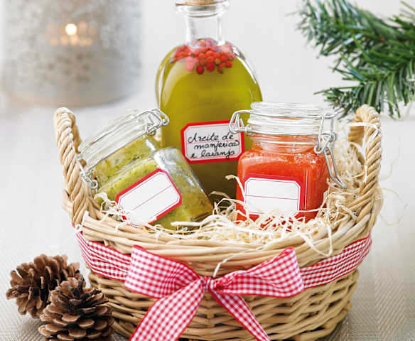 Azeite de manjericão e laranja