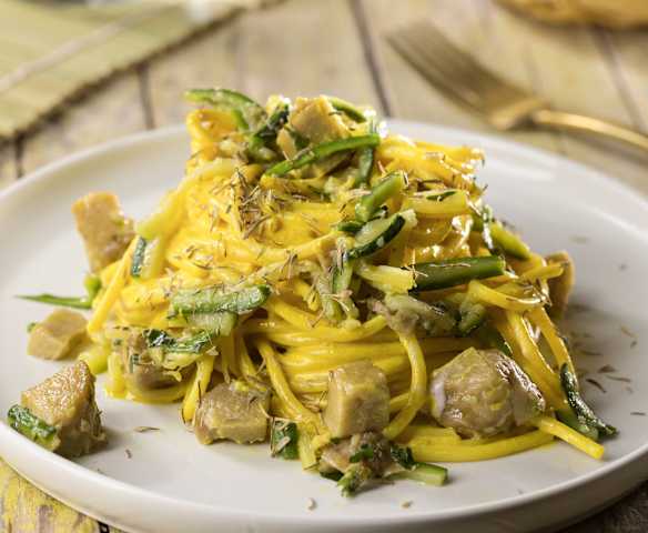 Carbonara di seitan