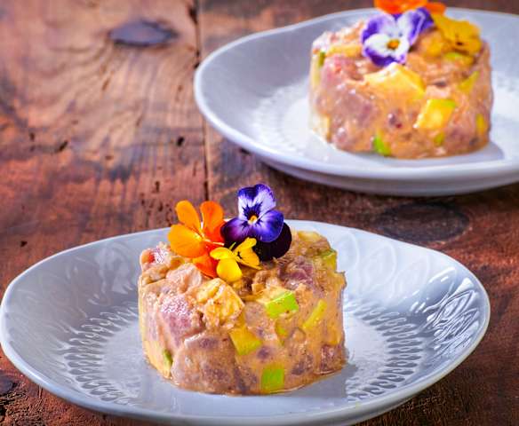 Tartare al tonno e avocado