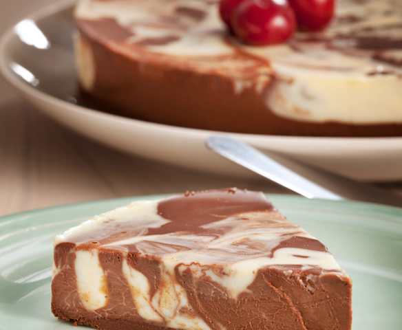 Tarta de queso marmolada Tarta de queso marmolada