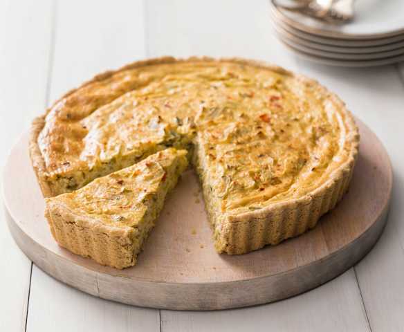 Leek quiche