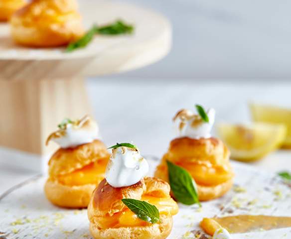 蛋白霜柠檬泡芙