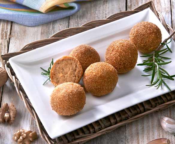 Polpette di melanzane e noci