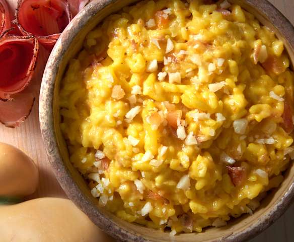 Rizoto s uzeným sýrem