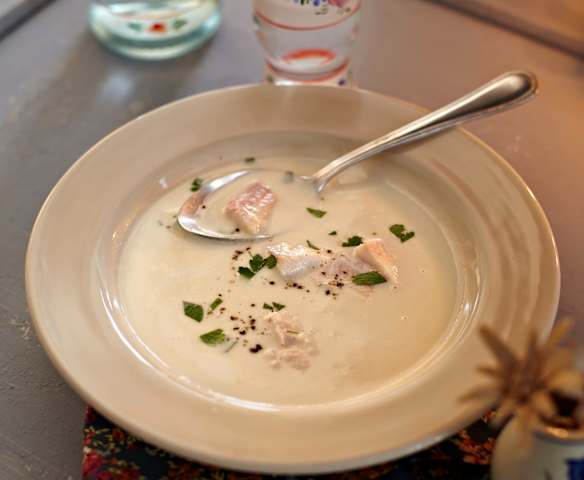 Forellencremesuppe