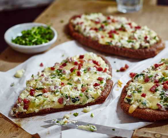 Schinken-Zucchini-Fladen