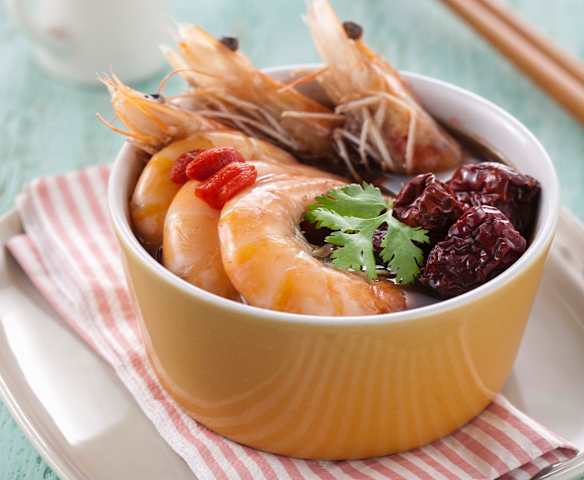 藥膳蝦