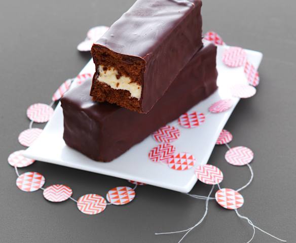 Gâteaux moelleux fourrés au lait