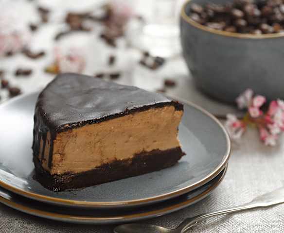 Kávový cheesecake (bez cukru)