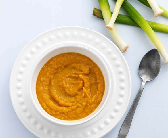 O 1º puré de carne