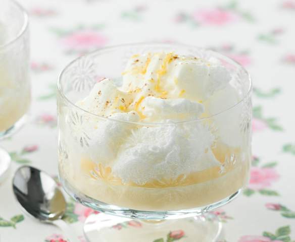 Farófias com creme de limão