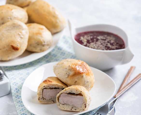 Polędwiczki w cieście drożdżowym Polędwiczki w cieście drożdżowym