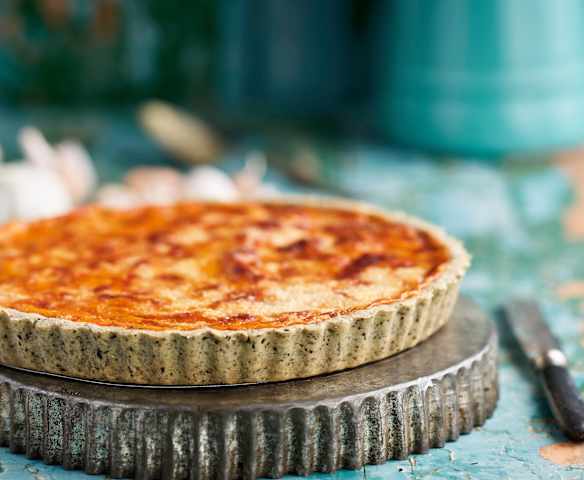 Guisado de frango – na quiche