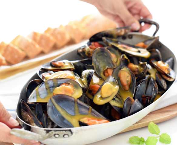 Mejillones zamoranos en salsa picante