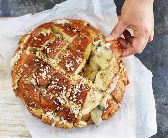 Pain hérisson au fromage à partager