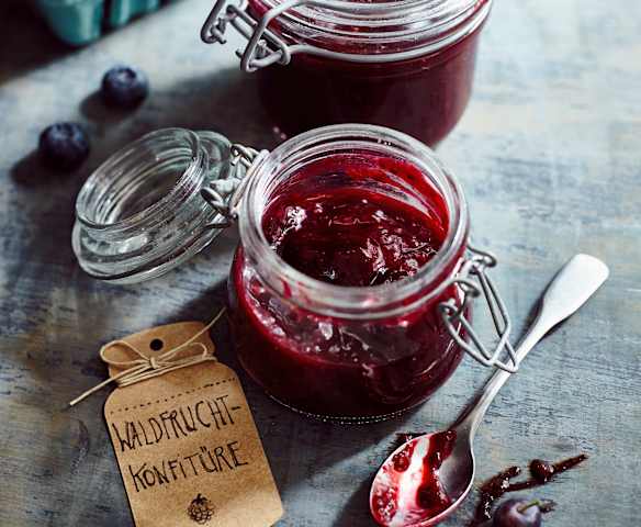 Waldfrucht-Konfitüre mit Agar-Agar