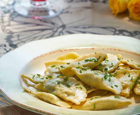Tortellinis de pollo