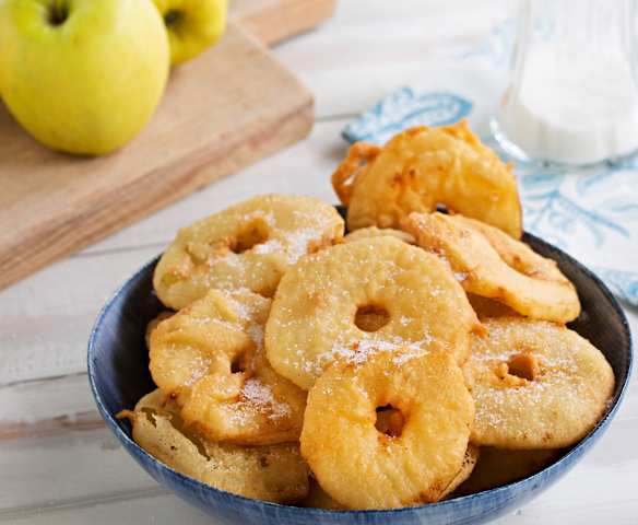 Fritos de manzana (Hestan Cue™)