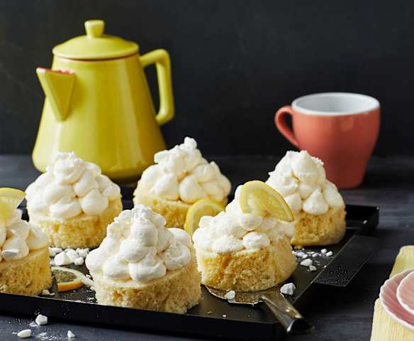 Zitronen-Baiser-Kuchen